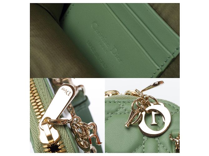 Lady Dior Borsa DIOR in Pelle Verde - 103169 - vista 7