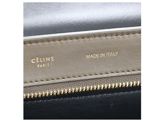 Céline Celine Trapeze in pelle con scamosciato Medium Multicolore - vista 6