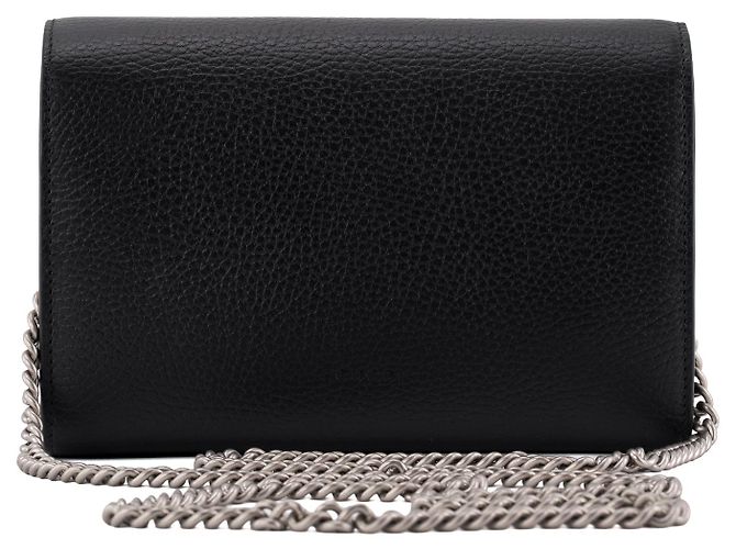 GUCCI - Borsa a tracolla Dionysus Gucci in pelle granulata nera Nero - vista 3