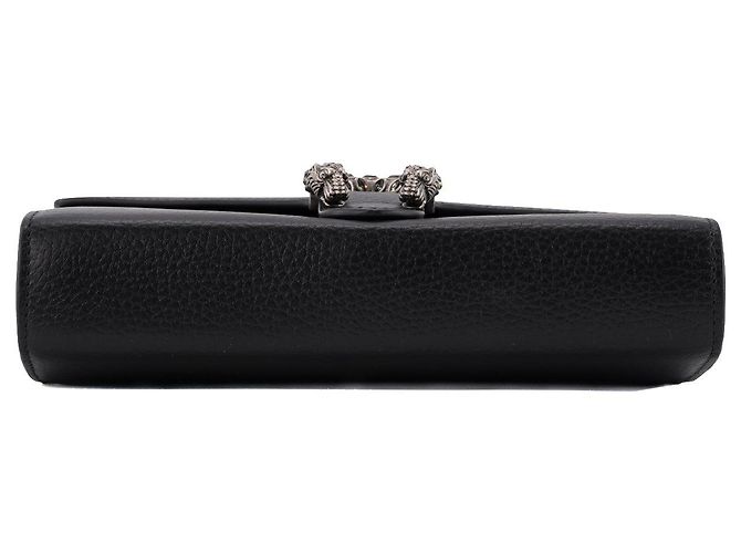 GUCCI - Borsa a tracolla Dionysus Gucci in pelle granulata nera Nero - vista 4