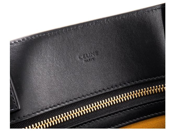 Céline CELINE - Bolsa Tote Vertical Celine en lona recubierta monogramada Negro - vista 8