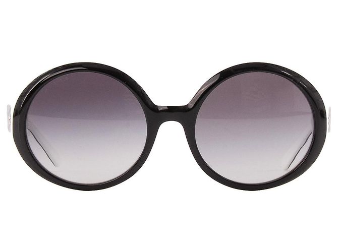 CHANEL - Occhiali da sole 5120 in plastica nera e bianca Nero - vista 2