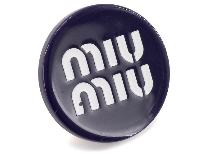 MIU MIU - Orecchini Miu Miu in plastica viola Porpora - vista 2