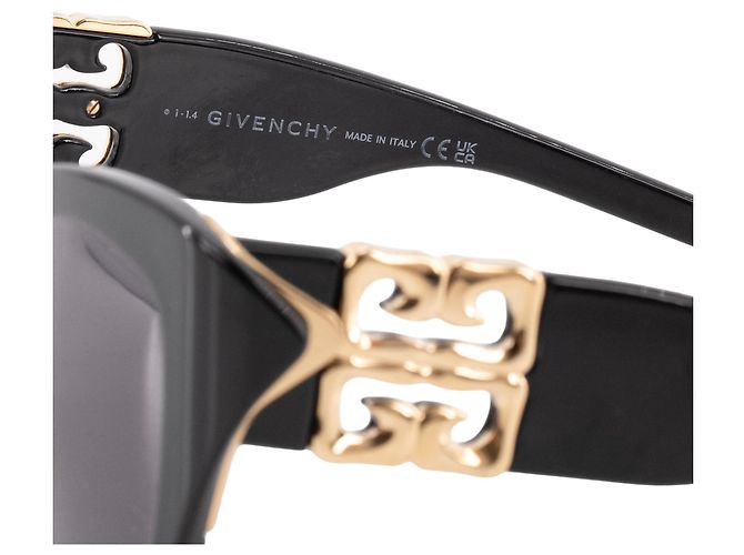 GIVENCHY - Occhiali da sole Evewear Givenchy in plastica nera Nero - vista 4