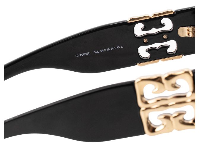 GIVENCHY - Occhiali da sole Evewear Givenchy in plastica nera Nero - vista 5