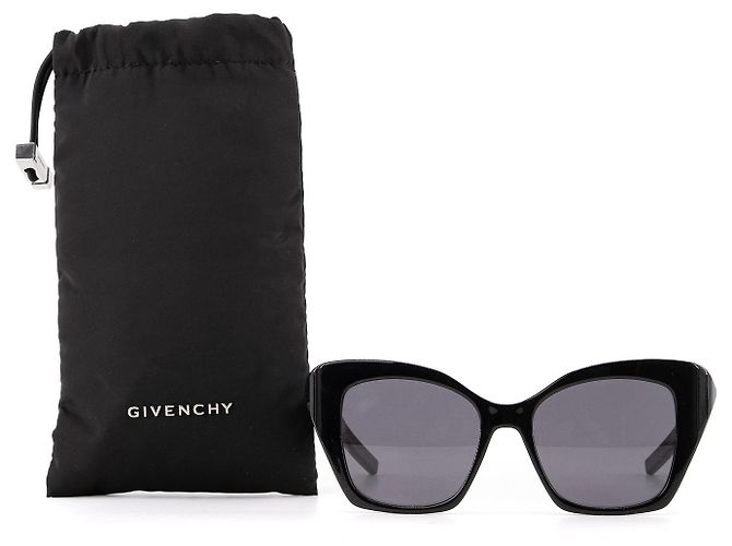 GIVENCHY - Occhiali da sole Evewear Givenchy in plastica nera Nero - vista 6