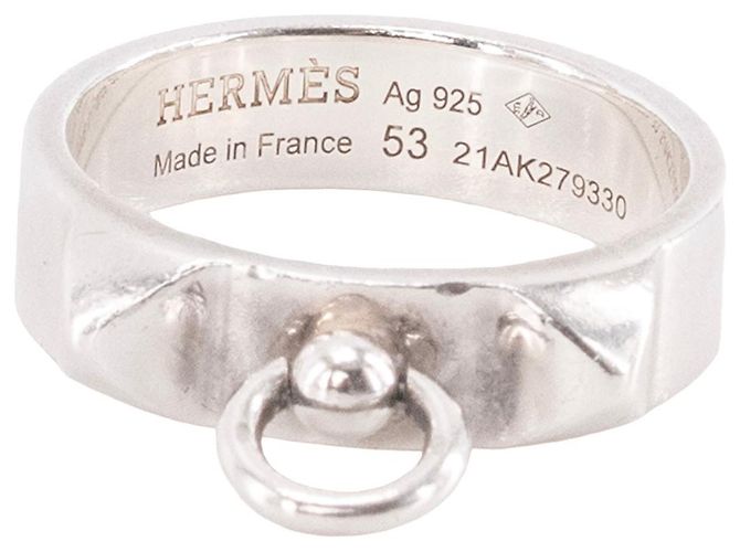 HERMÈS - Anello Collier de Chien PM Hermès in argento (T53) Metallico - vista 2