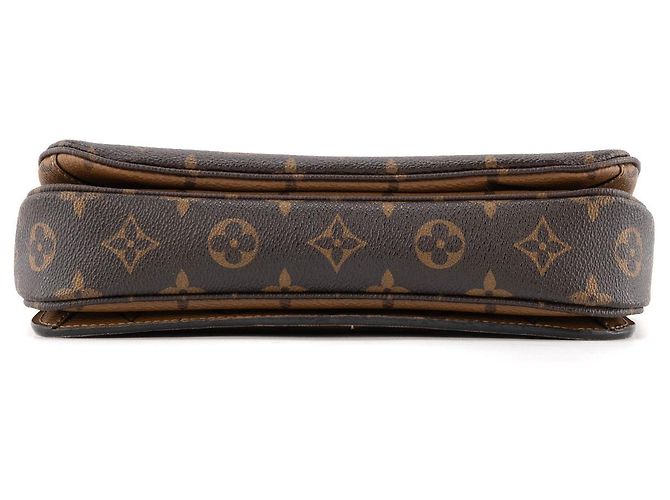 LOUIS VUITTON - Borsa a tracolla Métis Louis Vuitton in tela monogramma reversa Marrone - vista 4