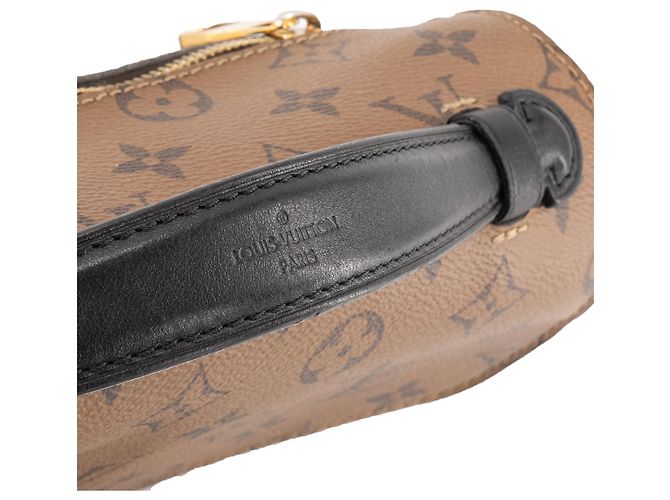 LOUIS VUITTON - Borsa a tracolla Métis Louis Vuitton in tela monogramma reversa Marrone - vista 5