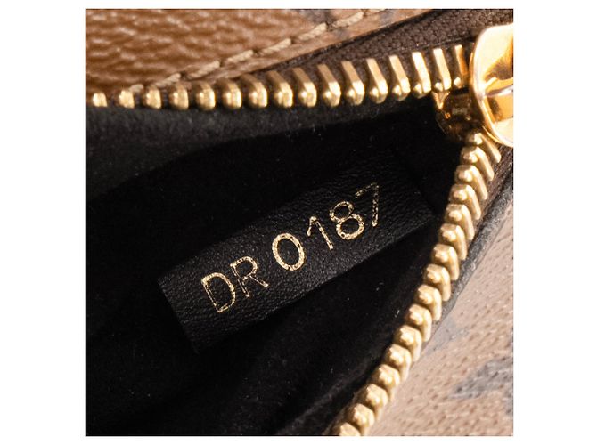 LOUIS VUITTON - Borsa a tracolla Métis Louis Vuitton in tela monogramma reversa Marrone - vista 9