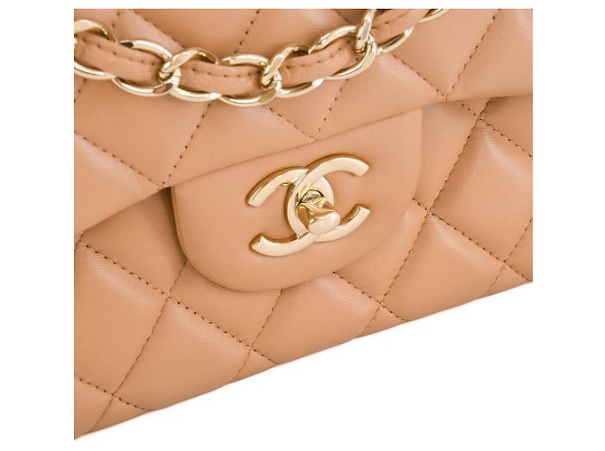 CHANEL - Borsa a tracolla Classic/Timeless Jumbo Chanel in pelle marrone - vista 5