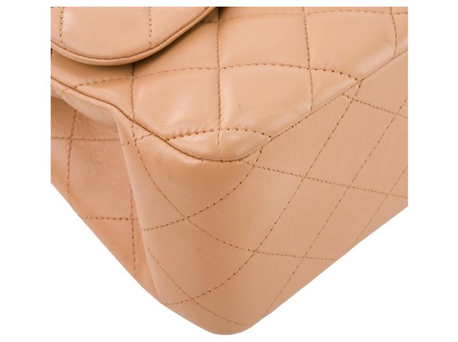 CHANEL - Borsa a tracolla Classic/Timeless Jumbo Chanel in pelle marrone - vista 7