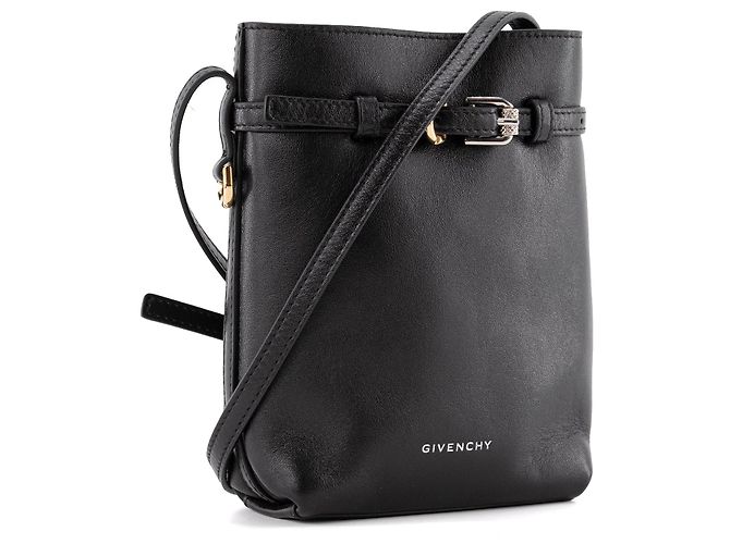 GIVENCHY - Voyou Shoulder Bag in Black Leather - view 2