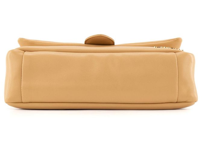 JACQUEMUS - Borsa a Spalla Bambimou Jacquemus in Pelle Beige - vista 4