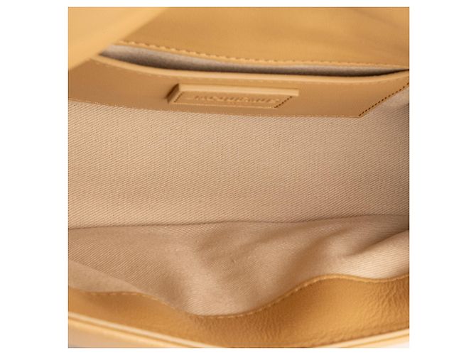 JACQUEMUS - Borsa a Spalla Bambimou Jacquemus in Pelle Beige - vista 8