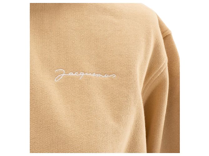 JACQUEMUS - Der Bestickte Sweatshirt Jacquemus aus beigem Baumwolle (XXS) - Ansicht 4