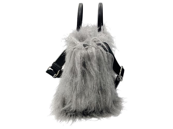 Borsa Mini Tote The Creature in Grigio Argento / Argento di Marc Jacobs - vista 2