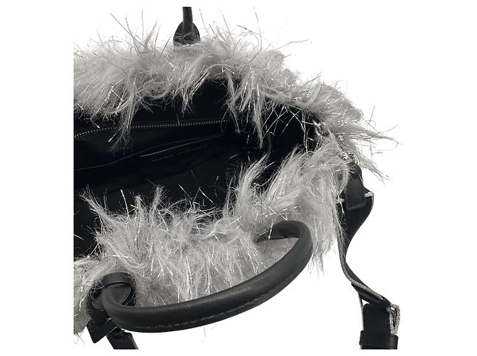 Borsa Mini Tote The Creature in Grigio Argento / Argento di Marc Jacobs - vista 6