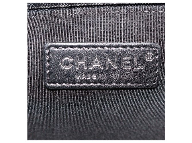Borsa Boy Flap Grande in Pelle Trapuntata Nera Chanel Nero - vista 5