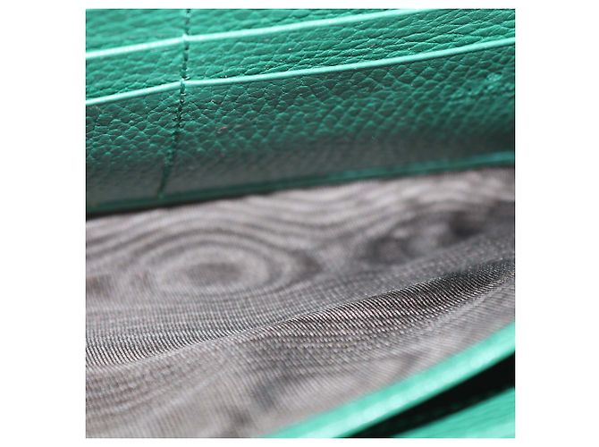 Cartera Gucci de cuero verde con cadena Dionysus de cristal - vista 5