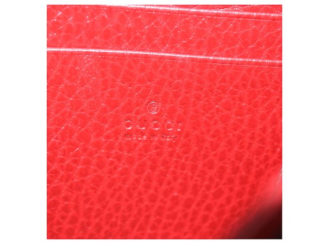 Cartera Gucci de cuero rojo con cadena Dionysus de cristal - vista 5