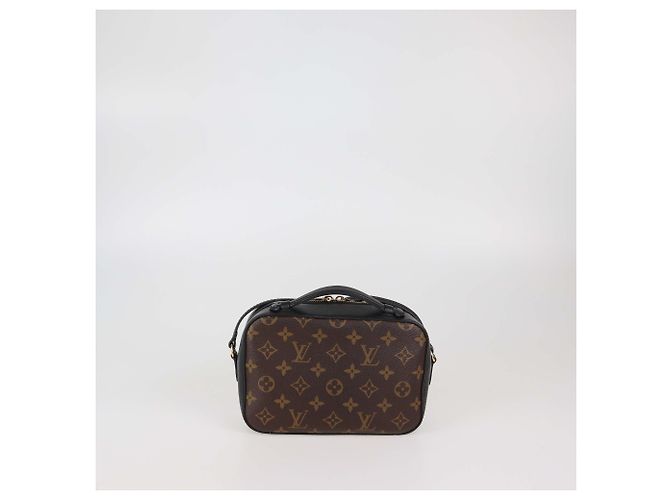 Borsa a tracolla Saintonge in tela monogramma nera Louis Vuitton Nero - vista 3