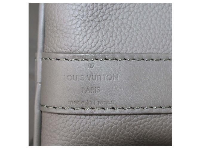 Louis Vuitton Khaki Aerogram Leder Keepall Bandoulier 50 Tasche - Ansicht 5