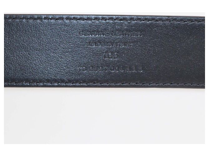 Cinto de couro preto com fivela dupla T Tom Ford - vista 5