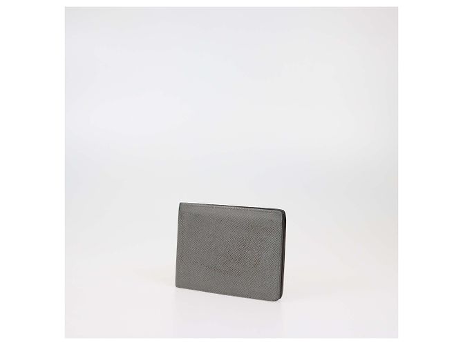 Louis Vuitton Grey Taiga Leather Multiple CC Bifold Wallet - view 2