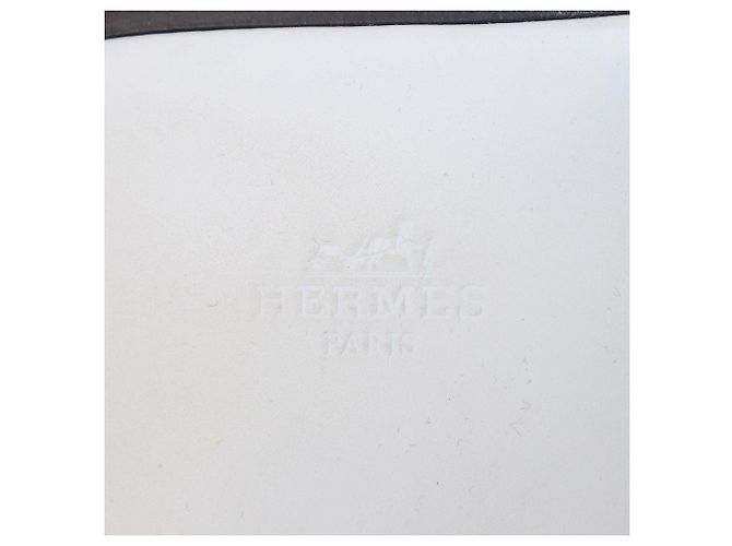 Sandali Izmir in pelle bianca Hermès Bianco - vista 6