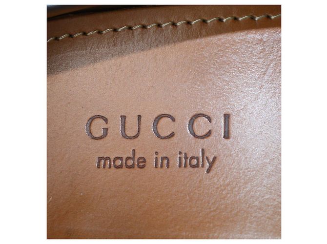 Mocassini Driver Web in pelle marrone scuro Gucci - vista 6
