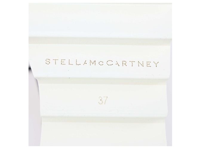 Stella Mc Cartney Stella McCartney Elyse Star Plattform-Sneaker aus schwarzem Kunstleder mit Schnürung - Ansicht 6