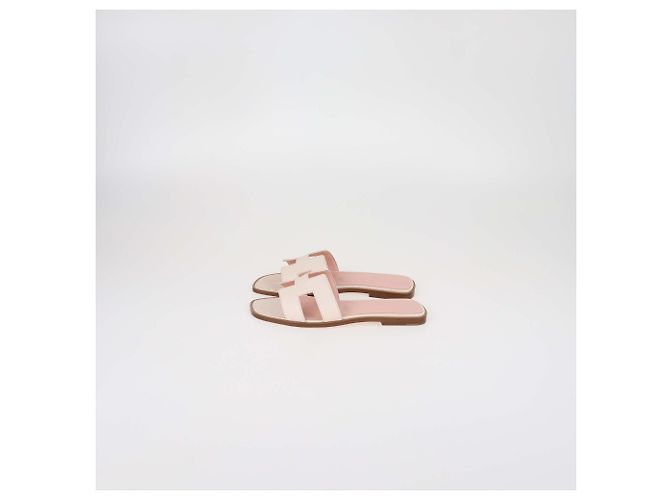 Sandalias Oran de Lizard Bicolor Hermès - vista 4