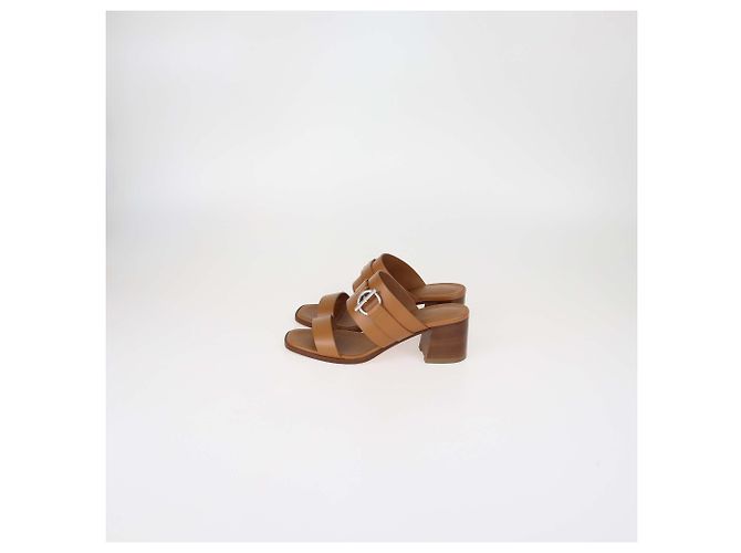 Sandali Kute 60 in pelle naturale Hermès - vista 4