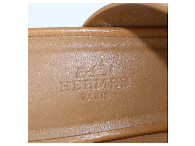 Sandali Kute 60 in pelle naturale Hermès - vista 6