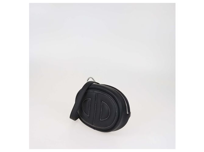 Bolso de cinturón In The Loop de cuero Swift negro de Hermès - vista 2