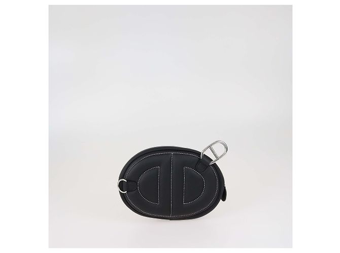 Bolso de cinturón In The Loop de cuero Swift negro de Hermès - vista 3