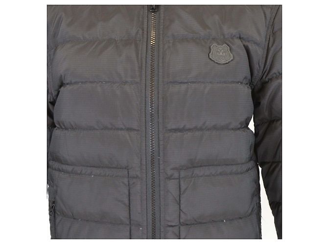 Jaqueta Puffer Preta Compactável Kenzo - vista 5