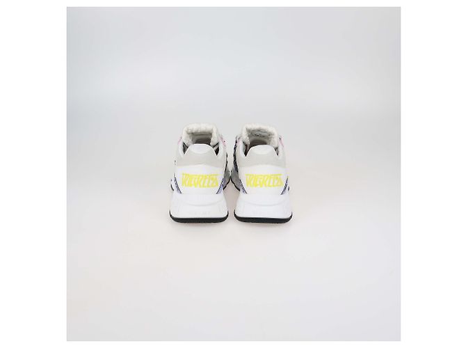 Versace Multicolor Leather and Fabric Trigreca Sneakers - view 5