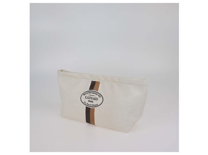Goyard Necessaire Organizer Tasche aus hellbeigem Canvas - Ansicht 2