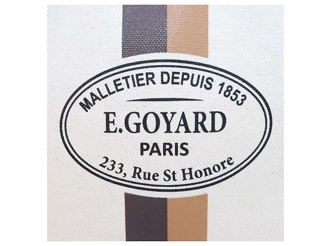 Goyard Necessaire Organizer Tasche aus hellbeigem Canvas - Ansicht 5