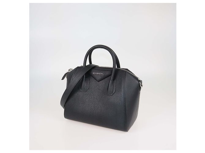 Borsa Antigona piccola in pelle nera Givenchy Nero - vista 2