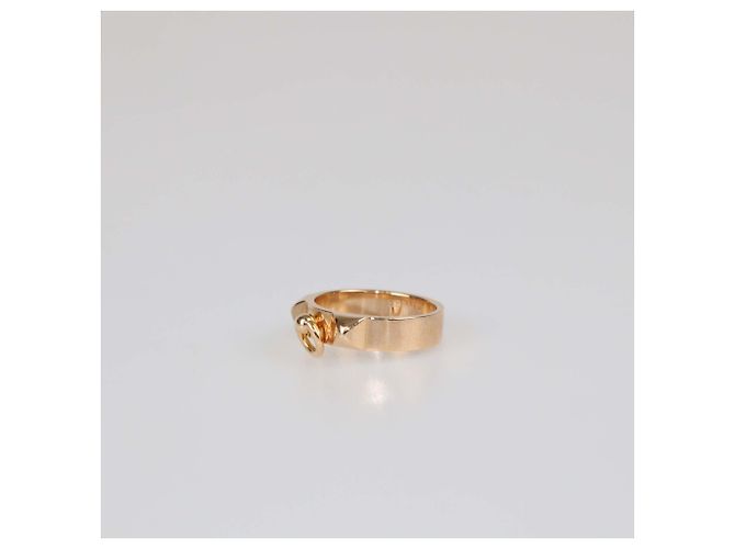 Ring Hermès Anello Collier De Chien Modello Piccolo in Oro Rosa 18K Hermes - vista 2