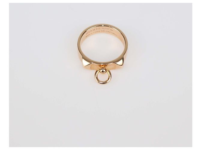 Ring Hermès Anello Collier De Chien Modello Piccolo in Oro Rosa 18K Hermes - vista 5