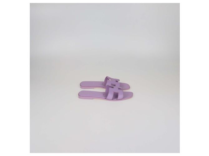 Hermès Amethyst Epsom Oran Sandalen - Ansicht 3