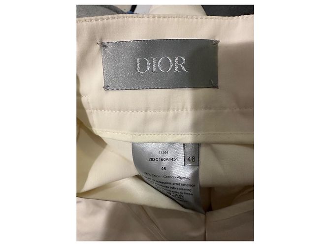Bermuda Dior Cactus Jack Beige in Cotone - vista 4