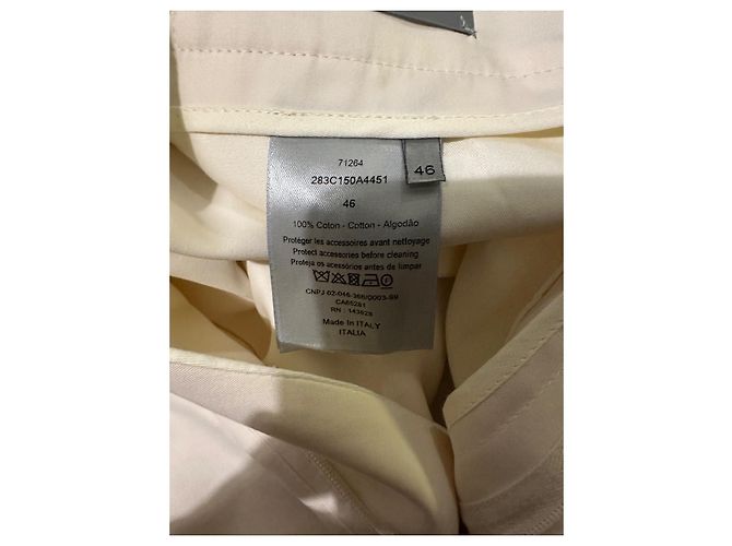 Bermuda Dior Cactus Jack Beige in Cotone - vista 5