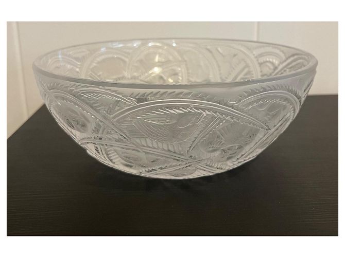 Lalique crystal bowl white - view 2