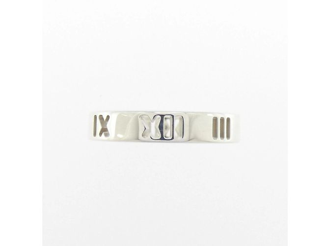 Tiffany & Co Anello Stretto Tiffany Atlas Argento - vista 2