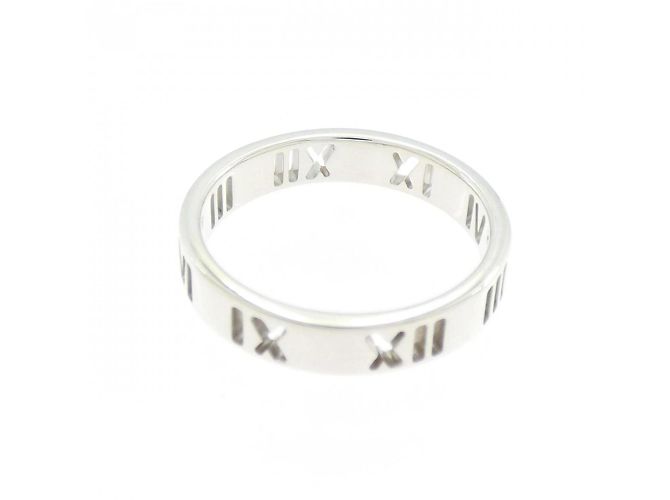 Tiffany & Co Anello Stretto Tiffany Atlas Argento - vista 3